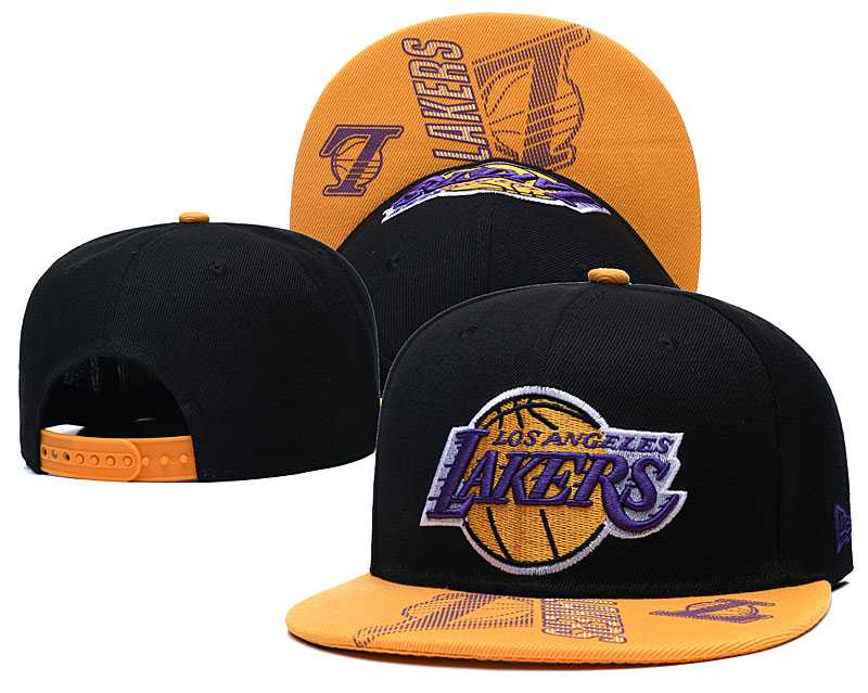Lakers Team Logo Black Yellow Adjustable Hat GS,We sell and wholesale Lakers Team Logo Black Yellow Adjustable Hat GS on line form chian!